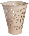 White Metal Vase White Metal Vase